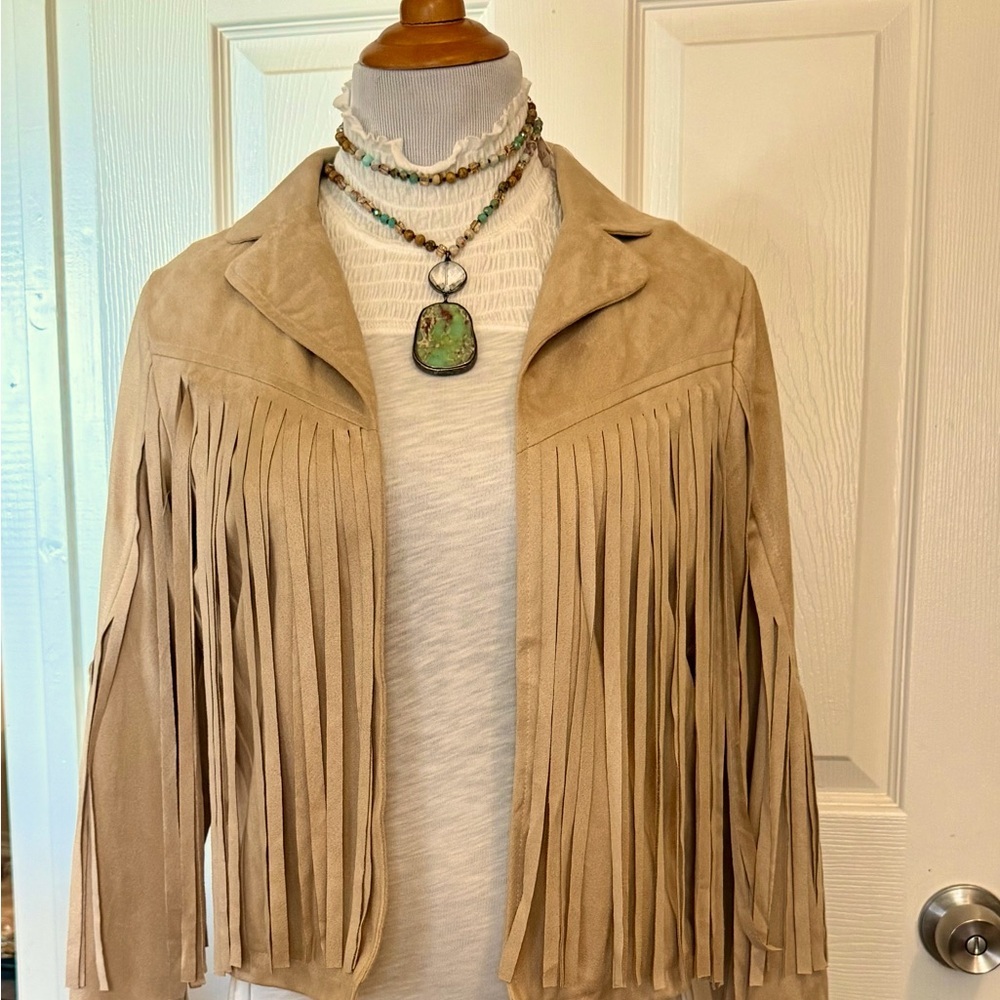 Miss Sparkling Fringe Jacket size small - Picture 2 of 3